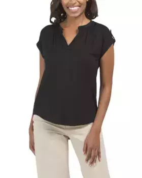 Привет-низкая футболка Cable & Gauge, черный