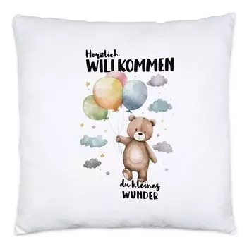 Приветствуем тебя, маленькая чудо-подушка, включая наполнитель, подарок на рождение, привет, детка Hey!Print