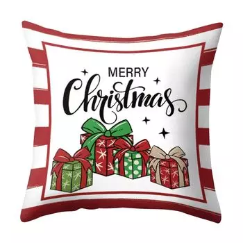 Привлекательный удобный декоративный пылезащитный чехол для спальни, гостиной, наволочка, Рождественский декор для автокресла-I Stuttg