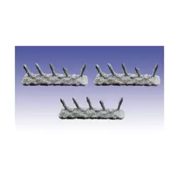 Приземленная стена из щук, Grendel Miniatures - Historical Scenics (25mm) (Resin)