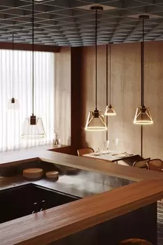 Призрачный подвесной светильник Creative-Cables, черный