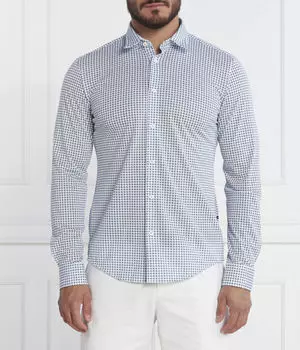 Про Роан Кент c рубашка Slim Fit Boss, белый