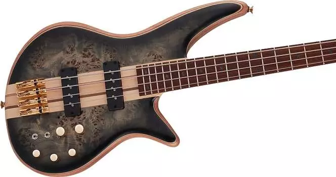 Pro Series Spectra Bass SBP IV, карамелизированный гриф Jatoba, прозрачный черный взрыв Jackson 2919914585