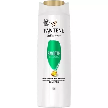 Pro-V Шампунь Smooth & Sleek с аргановым маслом, 400 мл, Pantene