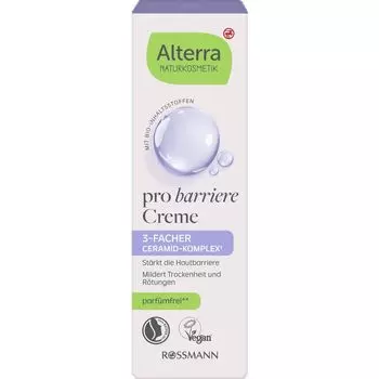 Пробарьерный крем с комплексом керамидов Alterra NATURKOSMETIK, 50 ml