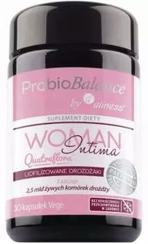 Probiobalance Intima Woman Quatreflora 2,5 миллиарда х 30 растительных капсул, Aliness MedicaLine