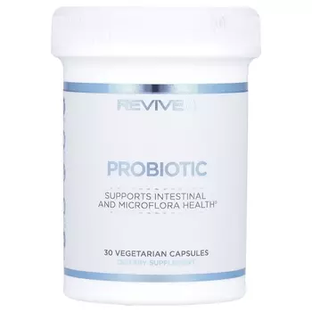 Пробиотик Revive для кишечника, 30 вегетарианских капсул