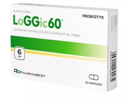 Пробиотик в капсулах LoGGic60 Kapsuki , 20 шт