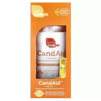 Пробиотики Zahler CandAid +, 60 капсул