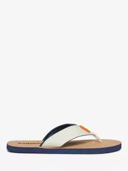 Пробковые графические шлепанцы Superdry, цвет Bone White