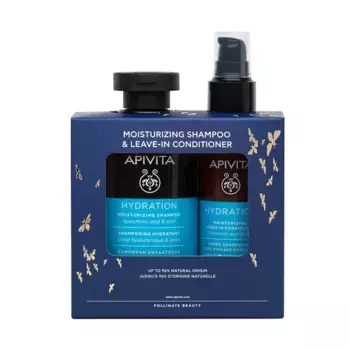 Процедура ухода за волосами Moisturizing Shampoo & Conditioner Apivita, 1 UD