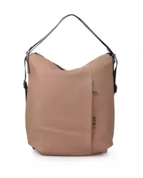 Прочная многопозиционная сумка через плечо на молнии Kcb, цвет Camel