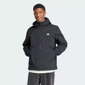 Прочная утепленная куртка BSC с капюшоном Adidas, цвет Black