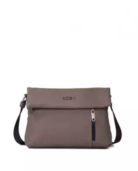 Прочная женская сумка через плечо среднего размера с защитой от краж Kcb, коричневый