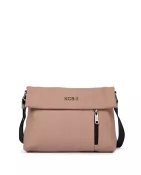 Прочная женская сумка через плечо среднего размера с защитой от краж Kcb, цвет Camel