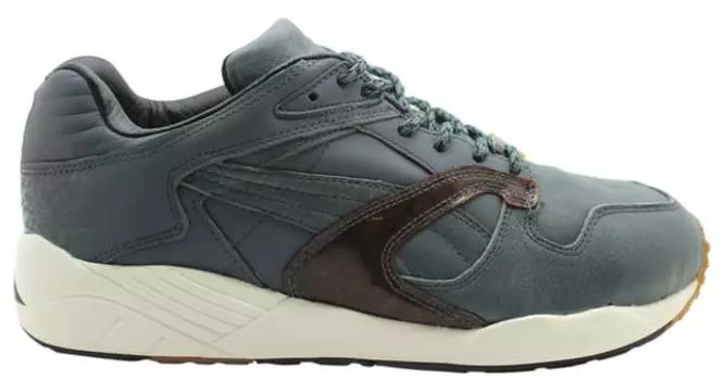 Прочные мужские серые кожаные кроссовки Trinomic xs 850 plus 357036 01 b23c Puma, серый