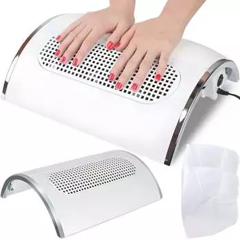 Прочный Пылесборник Для Маникюра С 3 Вентиляторами + Сумки, Retoo