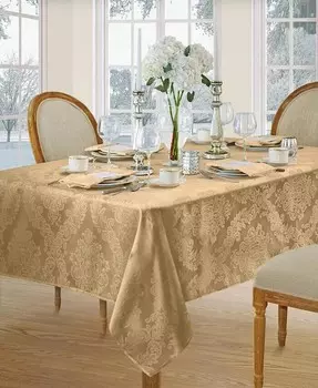 Продолговатая скатерть Barcelona Damask, 60 x 84 дюйма Elrene, золото