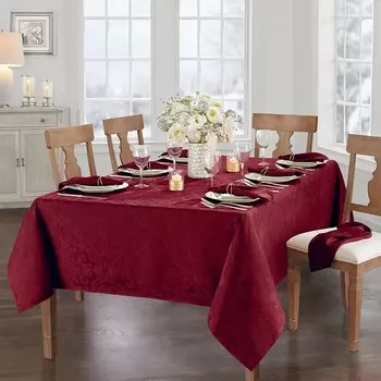 Продолговатая скатерть Caiden Elegance Damask, 60 x 144 дюйма Villeroy & Boch