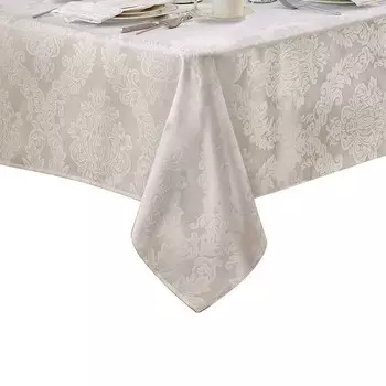 Продолговатая скатерть из жаккардового дамаска Barcelona, 144 x 60 дюймов Villeroy & Boch