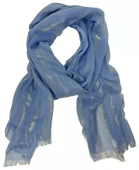 Продолговатый шарф с металлизированной полосой Cole Haan, слоновая кость/кремовый