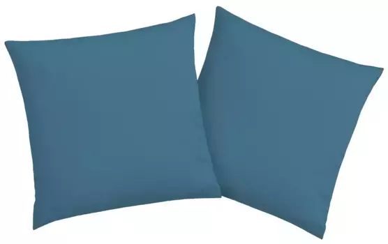 Продукция OTTO наволочки "Наволочка Neele из натурального хлопка, дышащая наволочка", (2 шт.) OTTO products 50х50 см, цвет petrol