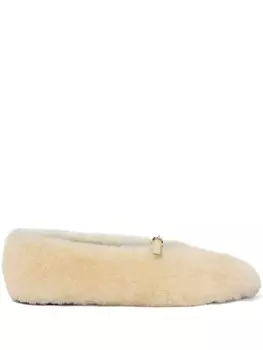 Proenza Schouler балетки Tee, нейтральный цвет