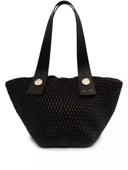 Proenza Schouler большая стеганая сумка-тоут, черный