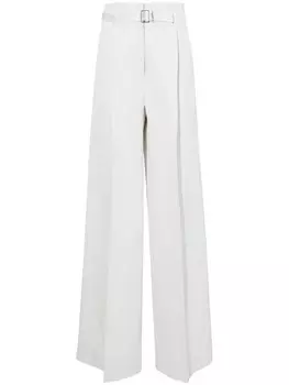 Proenza Schouler брюки Dana с завышенной талией, белый