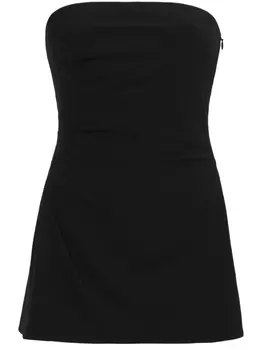 Proenza Schouler crepe stapless top, черный