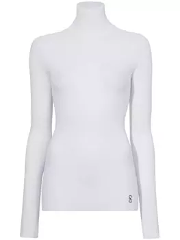 Proenza Schouler джемпер из лисьего меха, белый