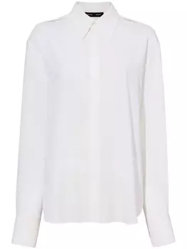 Proenza Schouler фактурная рубашка Maya, белый