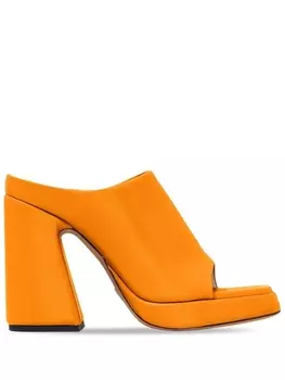 Proenza Schouler Forma 110mm platform sandals, оранжевый