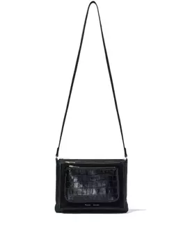 Proenza Schouler клатч Triple Zip, черный