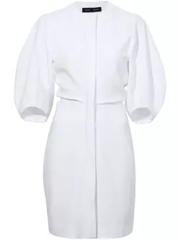 Proenza Schouler креповое платье Goldie, белый