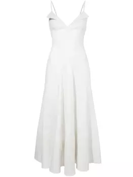 Proenza Schouler льняное платье, нейтральный цвет