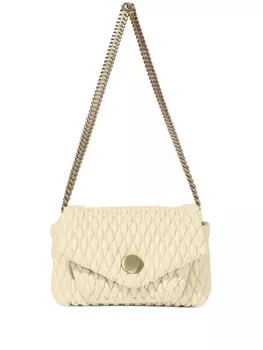 Proenza Schouler маленькая стеганая сумка PS Harris, серый