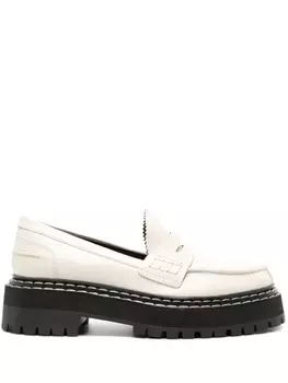 Proenza Schouler пенни-лоферы на платформе, нейтральный цвет