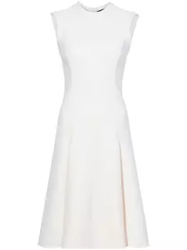 Proenza Schouler платье Kara со складками, белый