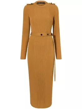 Proenza Schouler платье макси Lauryn, коричневый