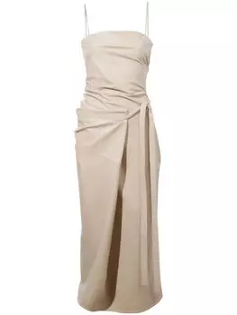 Proenza Schouler платье миди Delancy, нейтральный цвет