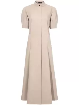 Proenza Schouler платье миди Tracey, нейтральный цвет