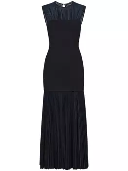 Proenza Schouler полупрозрачное платье Niki, синий