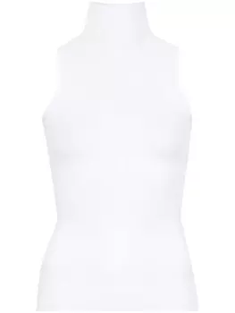 Proenza Schouler топ Matte в рубчик, белый