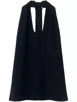 Proenza Schouler топ Miller с вырезом халтер, черный