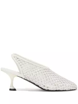 Proenza Schouler туфли Tee Perforated, белый