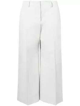 Proenza Schouler твиловые брюки Amara, нейтральный цвет