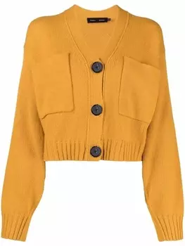 Proenza Schouler укороченный кашемировый кардиган, оранжевый
