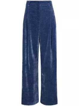 Proenza Schouler White Label брюки Aria широкого кроя, синий