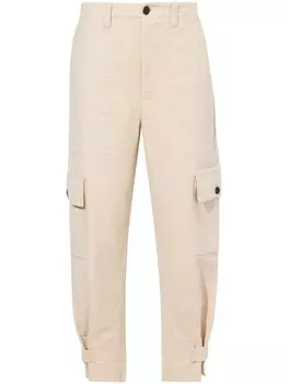 Proenza Schouler White Label брюки карго Kay, нейтральный цвет